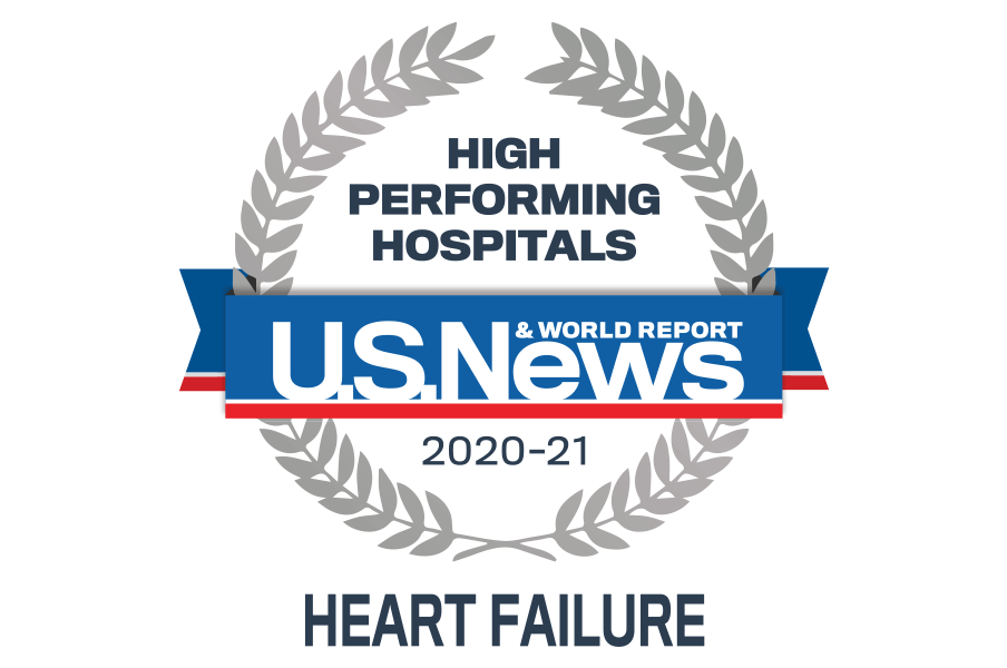 US News & World Report High Performing Heart Failure 2020-21
