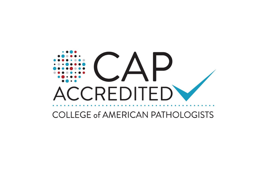CAP College American Pathologists Accredited 2022 Badge