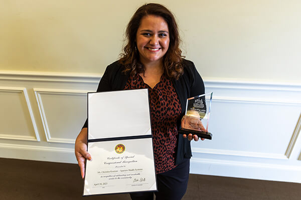 Christina Koetsier Receives Latino Caregiver Award - Photo 600x400