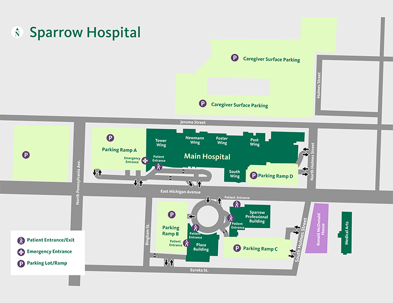 Sparrow main hospital campus