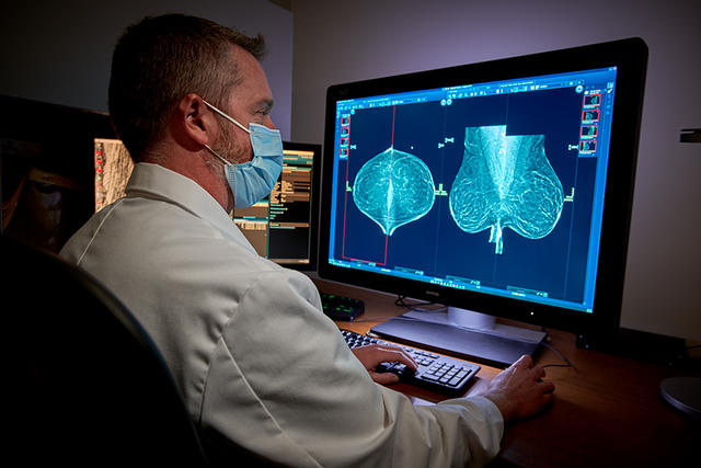 breast cancer clinic scan review