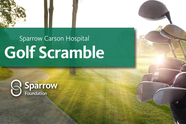 Sparrow Carson Hospital Golf Scramble Event Card