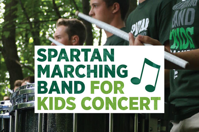 Sparrow Marching Band for Kids Concert Event Card