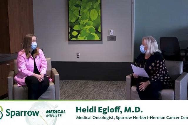 Sparrow Medical Minute - Breast Cancer Awareness Month - Heidi Egloff, M.D. thumbnail