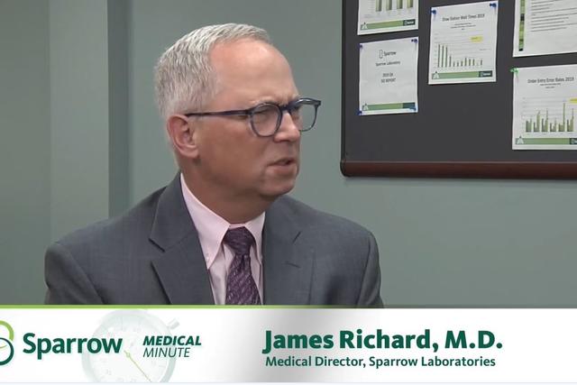 Sparrow Medical Minute - Dr. Richard discusses COVID testing thumbnail