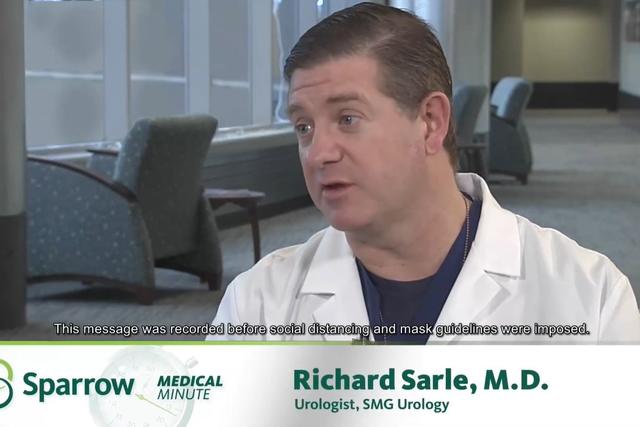 Sparrow Medical Minute - SMG Urology - Dr. Richard Sarle thumbnail