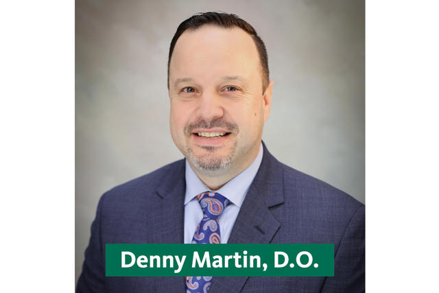 Denny Martin, D.O. Interim Sparrow President