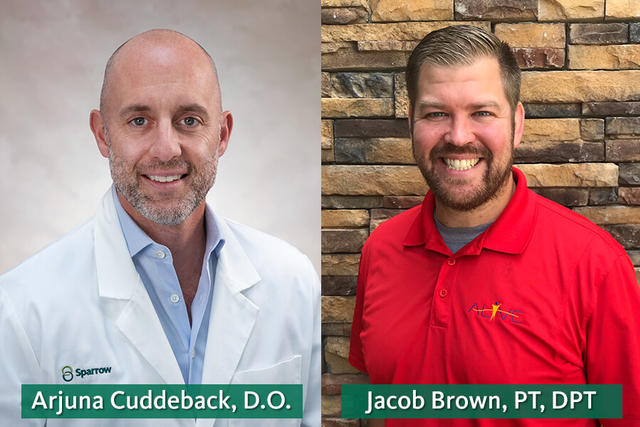 Arunja Cuddeback, DO and John Brown, PT - Orthopedics